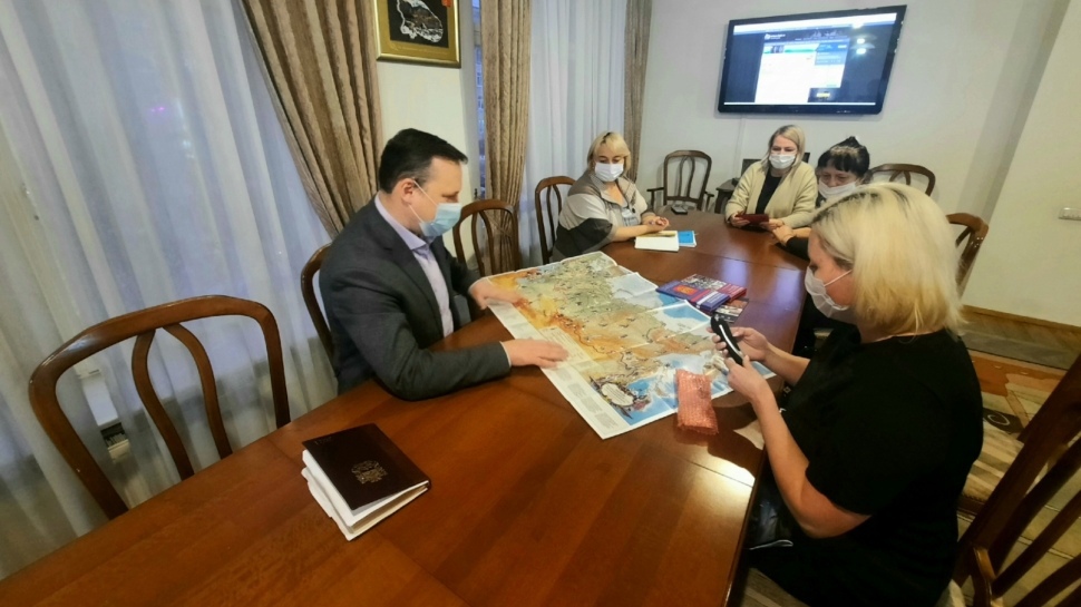 Зиновьева с председателем Мурманской области